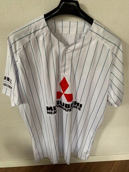 三菱重工 野球 応援 ユニフォーム ベースボールシャツ フリーサイズ