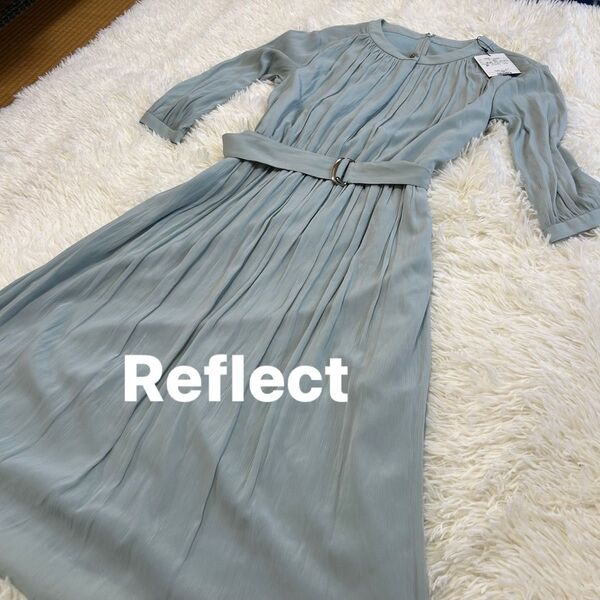【新品】Reflect リフレクト ギャザーワンピース ベルト Aライン M