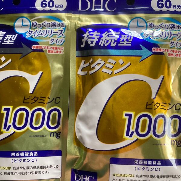 DHC 持続型 ビタミンC 60日分 240粒2袋