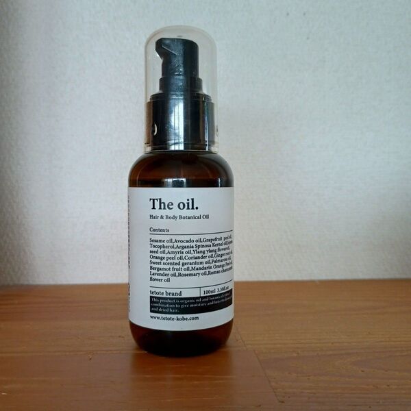 The oil ボタニカルオイル ノンシリコン ヘア & ボディ用 残量九分目