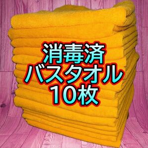 【限定】業務用バスタオル ウエス クリーニング済 10枚