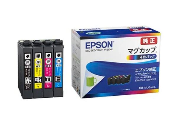 【新品/未使用】 EPSON (エプソン) インクカートリッジ マグカップ 4色パック MUG-4CL
