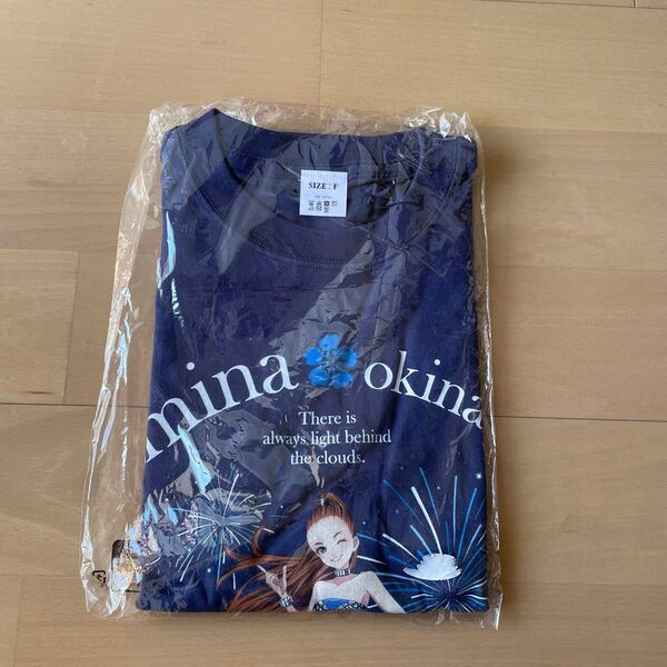 安室奈美恵 Tシャツ ネイビー フリーサイズ 未使用