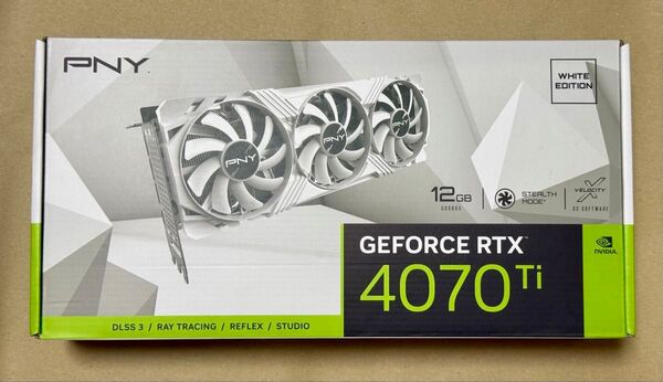 【中古美品】RTX 4070 Ti VERTO WHITE 12GB PNY
