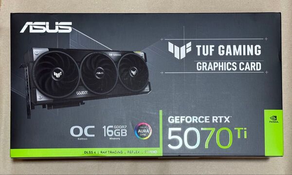 【新品同様】ASUS RTX 5070 Ti TUF OC 16GB
