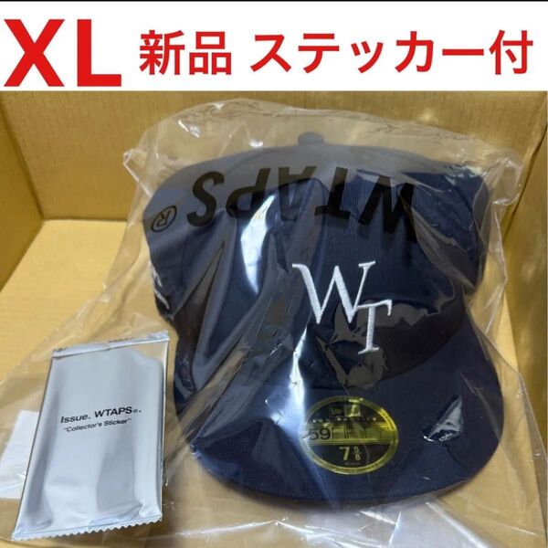 XL 新品 WTAPS 59Fifty Low Profile Cap Poly. Twill. Newera Navy