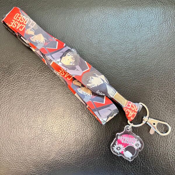 チャーム付き ネックストラップ 名探偵コナン グッズ