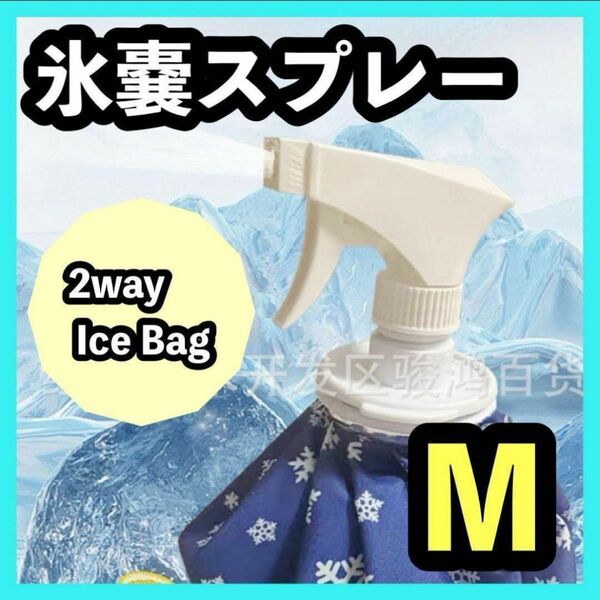 氷嚢 スプレー アイスバッグ 氷のう 熱中症 ゴルフ スポーツ 発熱 部活 M