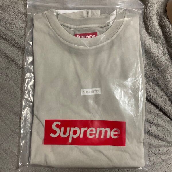 Supreme Overprint Small Box S/S Top "Grey" シュプリーム オーバープリント L