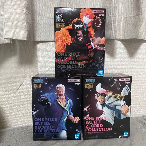 ワンピース バトルレコードコレクション ガープ コビー 黒ひげ ティーチ 3体セット フィギュア