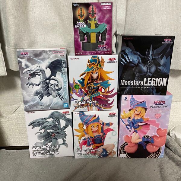 遊戯王 フィギュアまとめ売り ブラックマジシャンガール ブルーアイズ オベリスク アルティメット マジシャンズ・ヴァルキリア