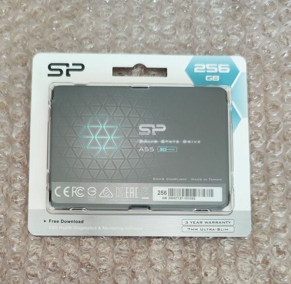 未開封品 国内正規品 256GB SSD シリコンパワー Silicon A55 SATA