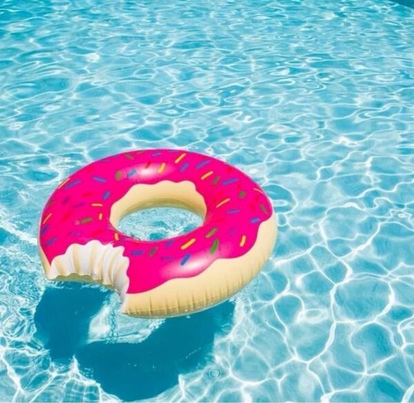 ピンク 浮き輪 海 プール ドーナツ 90cm 夏休み 川遊び うきわ 浮輪