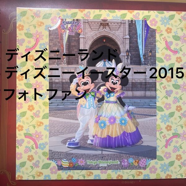 フォトファン◆ディズニーイースター2015 フォトファン 写真2枚台紙付き ディズニーランド フォト