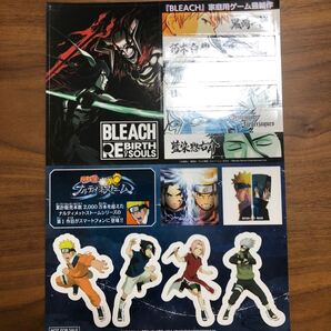 2枚 ジャンプフェスタ2025 BLEACH NARUTO ステッカー