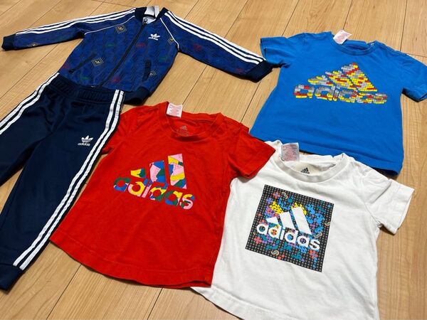 adidasとLEGOコラボTシャツ ジャージ セットアップ