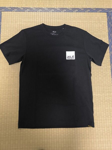 ジャックウルフスキン 黒Tシャツ Мサイズ メンズ