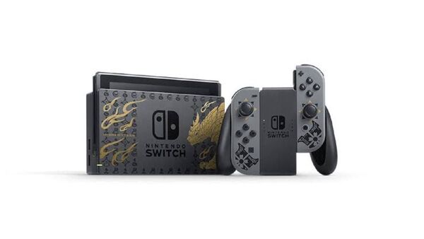 【未使用級】Switch モンハンライズ限定モデル|美品&即発送!早い者勝ち!