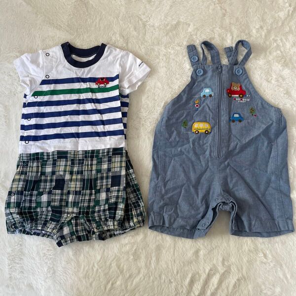 ミキハウス ベビー服 ロンパース 80cm まとめ売り MIKI HOUSE 男の子