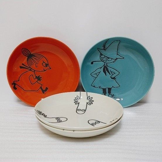 Moominカレー皿4点食器セット