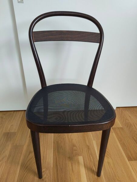 無印良品 ブナ材曲げ木チェア・編座/ブラウン 41.5×51×85cm