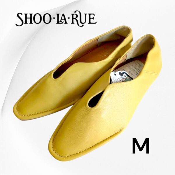 SHOO-LA-RUE シューラルー コバステッチ ローヒール パンプス M