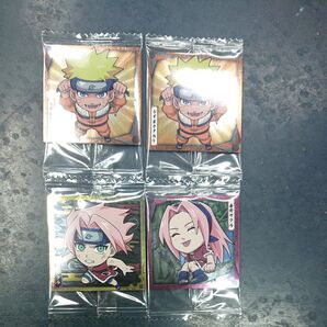 ウエハース ふぉるめーしょん NARUTO ナルトシールステッカー ナルトとサクラ