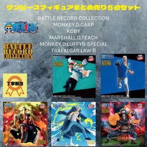 ワンピースフィギュアまとめ売りBATTLE RECORD COLLECTION5点セット