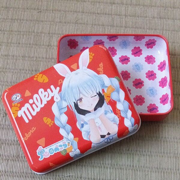 ホロライブ 兎田ぺこら ミルキー缶