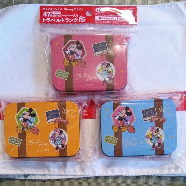 Disney ディズニー デザイン キリン ノベルティ 非売品トラベルトランク缶