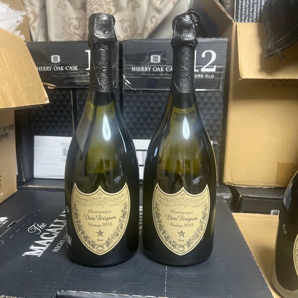 シャンパン フランス シャンパーニュ ドンペリニヨン ドンペリ 白 2013 2015正規 箱なし 750ml2本セット