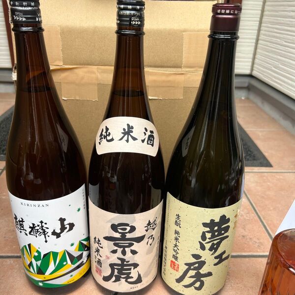 日本清酒3本1800ml製造4024年11月