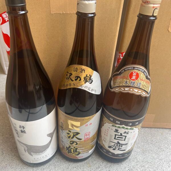 日本清酒3本1800ml2024年12月製