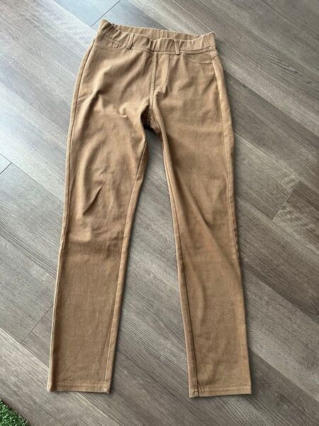 【極美品】無印良品 レディースレギンスパンツ ブラウン Sサイズ
