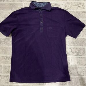 【美品】TAKEO KIKUCHI メンズポロシャツMサイズ