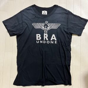 UNIF ユニフ パンチング 穴あき加工 半袖 Tシャツ バンド ロック セカオワ 深瀬 色あせ加工トップス