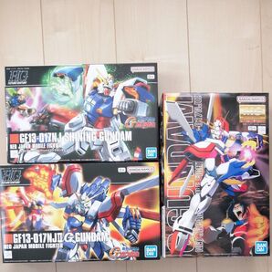 HGFC シャイニングガンダム ゴッドガンダム MG ゴッドガンダム 新品未開封3個セット マスターグレード