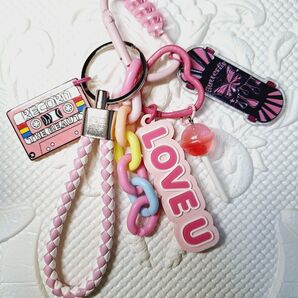 じゃらじゃらキーホルダー