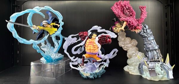 箱あり ワンピース フィギュアーツzero 鬼ヶ島怪物決戦 ルフィ ロー キッド フィギュア