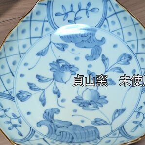 未使用貞山窯大皿一枚 2