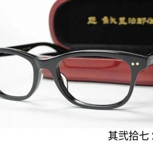 ☆匠 角矢甚治郎作【鯖江メガネ・新品】眼鏡 伊達メガネ セルロイドフレーム 日本製 其27-イ