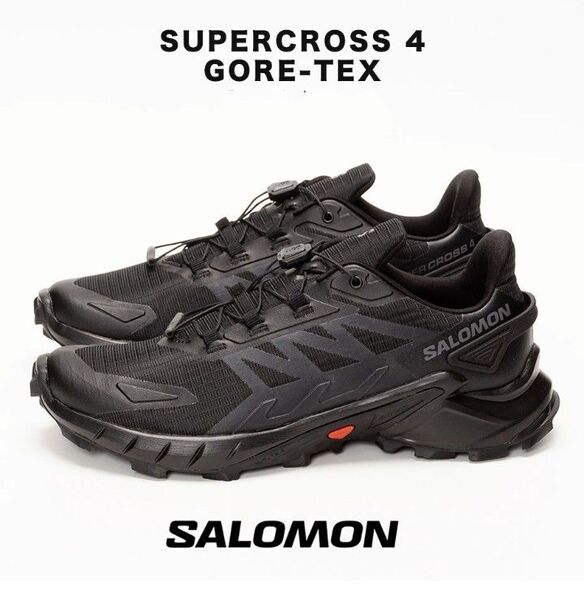 ☆【国内正規品・新品】SALOMON サロモン SUPERCROSS 4 GTX ゴアテックス スニーカー 27.0㎝