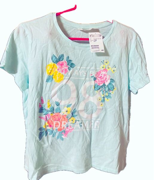 【新品未使用タグ付き】H&M Tシャツ Always Be A Dreamer 170 新品