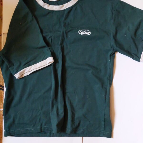 Cool guy Tシャツ グリーン ロゴ