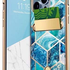 i-BLASON iPhone13 Pro ケース 6.1インチ 海ブルー 夏色