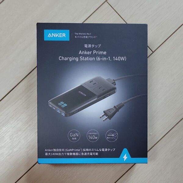 Anker Prime Charging Staiton (6-in-1,140W) 電源タップ USB−C USB−A 6ポート