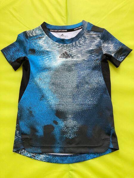 adidas キッズ トレーニングウェア Tシャツ ブルー系 130 AEROREADY