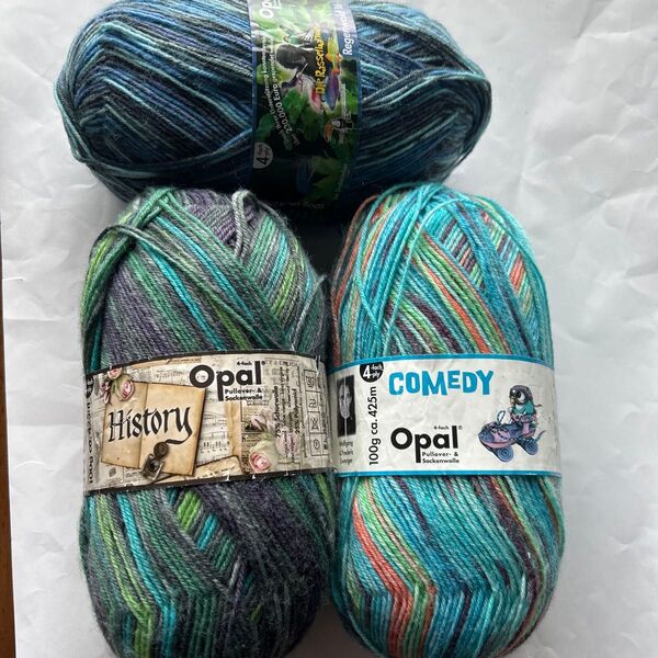 Opal 毛糸 3玉セット