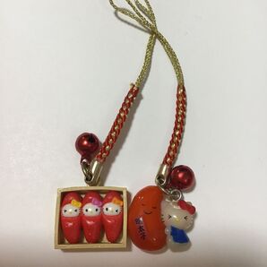 ハローキティ めんたいこ ストラップ 2個セット
