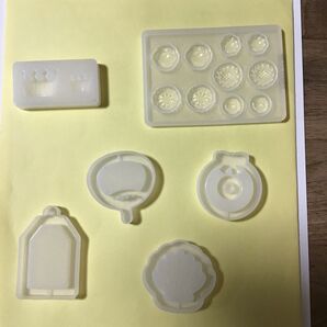 シリコンモールド 6個セット まとめ売り レジン ハンドメイド